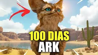 SOBREVIVO 100 DIAS en ARK HARDCORE en Scorched Earth...