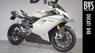 2010 ‘10 Ducati 848 Superbike Pearl White Used Motorcycle For Sale Video Walk Around