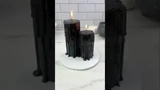 Съедобные свечи 🖤🕯️ #cakedbyrach #halloweenbakes #EdibleIllusion #SpookySeason #ChocolateCandle