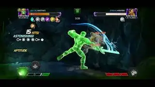 Node 9 Bigger things shocker with 2 options: Option 1 ( risky) Hulkling
