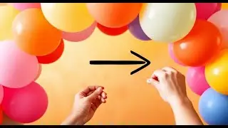 DIY Balloon Arch Without Stand - Easy Party Decoration Hack