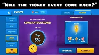 Will the ticket event come back? 🤔 