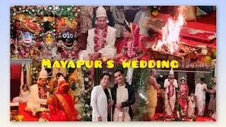 Mayapur vedic Wedding ll Ganga and Arindam ll  মায়াপুরের বৈদিক বিবাহ 🧡🙏#love #shortvideo #trending 