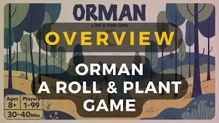 Предварительный обзор проекта на Kickstarter - ORMAN: Roll & Plant Game Solo Overview | DaniCha