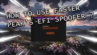 HOW TO REMOVE HWID BAN FORTNITE USING FASTER PEAK EFI SPOOFER