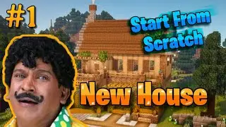 Minecraft Tamil Part-1 || New House In Village