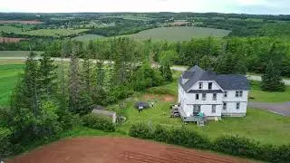 Emyvale Manse PEI Holy Stone HS600D Drone First Try