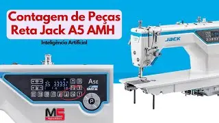 Contagem de Peças por Corte de Linha Reta Jack A5E AMH  #sewing