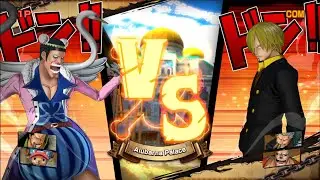 Bon Clay Crocodile Chopper  vs Sanji Smoker Franky | One Piece Burning Blood