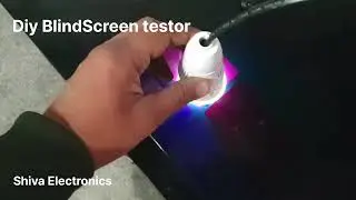 DIY Blind screen testor for no backlight purpose by Shiva Electronics #diy #education #repair #fun