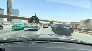 Afternoon Drive to Saudi German Hospital 🚦 | Riyadh POV Drive via Prince Turki & King Fahad Road