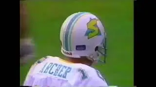 WLAF 1992 SACRAMENTO SURGE AT LONDON MONARCHS