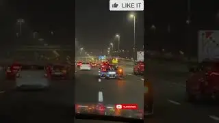 Supercars in Dubai 🚗💨 Sheikh Zayed Road Car Parade 2025 | Lamborghini, Ferrari & More