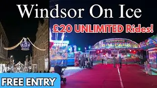 Windsor On Ice 2025❄️ | FREE ENTRY Christmas Event With £20 Wristbands! 🎄⛸️