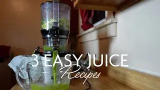 🍎 3 Easy Juice Recipes by @BrandonAhmaud | Kuvings AUTO10 Hands-Free Slow Juicer