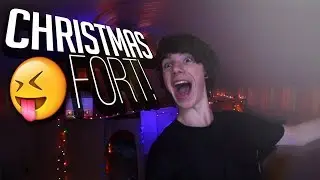 INSANE CARDBOARD BOX CHRISTMAS FORT!
