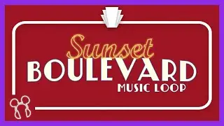 Sunset Boulevard Music Loop (2018 - ) (Reconstruction) - Disney's Hollywood Studios