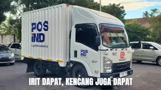 Akhirnya Bertemu dengan Isuzu ELF NLR55U 120PS E4 4x2R Daycab Karoseri Box Milik Koppeg Pos.