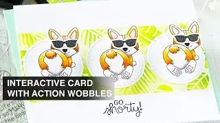 Cardmaking For Beginners - Easy Interactive Card With Action Wobbles