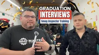 Smog Check Technician Graduation Interviews | Master Automotive Training