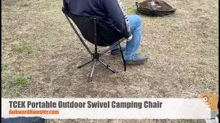 TCEK Portable Outdoor Swivel Camping Chair Review