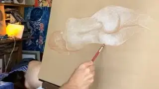 Dessin en direct avec modèle vivant