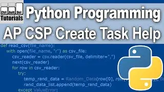 AP Computer Science Principles - Create Task Help - 2021