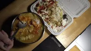 ASMR - TASTY CHICKEN DONAIR EATING SOUNDS