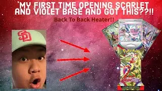 My First Time Opening Scarlet and Violet Base and Got This! (Back To Back Insane Pull??!!)