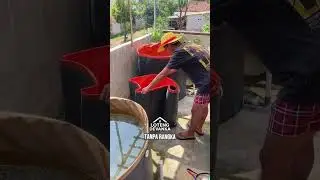 Kolam Terpal Tanpa Rangka Dijamin Bisa Langsung Berdiri #kolamikan #kolamterpal #kolamterpalbulat