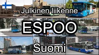 Espoo, Suomi. Julkinen liikenne