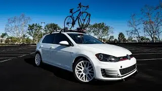 Thule Base Carrier w/ Yakima Highroad Bike Rack and Fork Chop (GTI MK7)