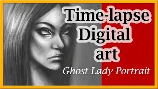 Timelapse Digital Painting || How I Deal With Anxiety When Posting Art Online