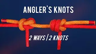 Angler&rsquo;s Knots. One bend. Two ways. Extra strong.  #knot #diy #rope #fishingknots #camping #tourism