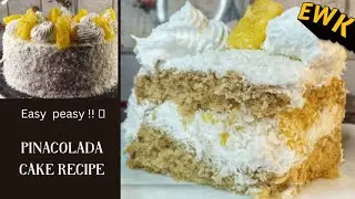 🎂Make the best Pinacolada cake recipe for your special occasions | pineapple coconut cake |