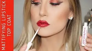 MATTIFYING LIPSTICK TOP COAT | NO, MY LIPS ARE SEALED | FIRST IMPRESSIONS
