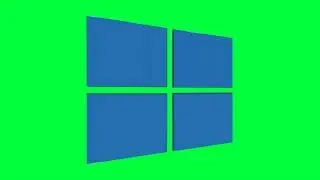 Windows 10 Green Screen Logo Loop Chroma Animation