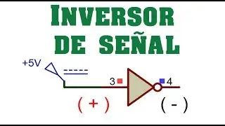 COMO INVERTIR UNA SEÑAL, DE POSITIVO A NEGATIVO O VICEVERSA, UTILIZANDO TRANSISTORES