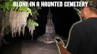 ALONE IN A HAUNTED CEMETERY IN ONE OF THE MOST HAUNTED TOWNS IN AMERICA | SAVANNAH GEORGIA (Part 1)