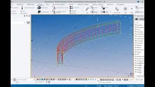 TEKLA STRUCTURE-MODELADO Y REFUERZO VIGA CURVA #engineering #design #teklastructures #tekla