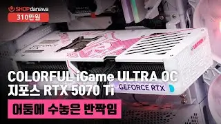 어둠에 수놓은 반짝임 | 라이젠 7 9800X3D + RTX 5070 Ti + 마이크로닉스 ML-420 View BTF + 발키리 B360 LCD ARGB [샵다나와 조립컴퓨터]
