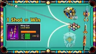 King Cue Level Max 😍 Miami 510 Ring 1 Shot = Win 9 ball pool Pro 8 ball pool
