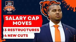 ✅GOOD NEWS; Bears Saving $50MIL+ In Salary Cap with These 4 Cap Casualites & 3 Restructures
