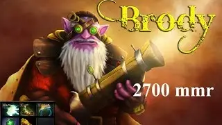 Dota 2 - Brody - Sniper - 2700 mmr - Road to 8000 mmr. Ranked Match.