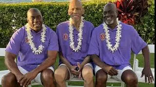 Lakers Showtime Reunion Kareem Magic Johnson Pat Riley Winning Time James Worthy Kareem Abdul-Jabbar