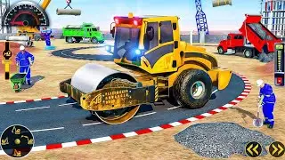 Heavy Excavator Crane and Dump Truck Simulator - City Construction Vehicles - Android GamePlay #1