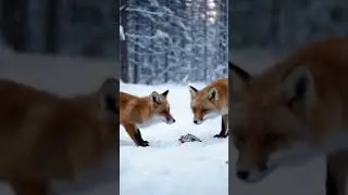 #fox   #movie #wildlife #aianimation Lonely Red Fox in the Snow | A Story of Trust and Betrayal