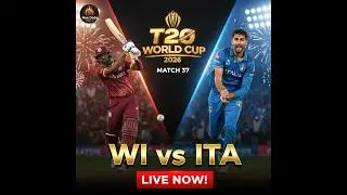 🔴 LIVE: West Indies vs Italy | T20 World Cup 2026 | Live Scorecard & Commentary from Eden Gardens