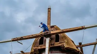 Dangerous Work: Replacing Windmill Blades!