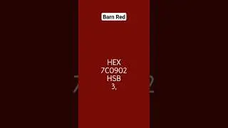 HTML Color Code Barn red | HEX Codes  